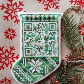 Christmas QR code ornament for Christmas sock