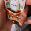 Easter Bunny Cross Stitch Pattern PDF, Bookmark Embroidery Design & Tutorial