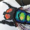 Cross stitch pattern of a realistic fly for garden décor, plastic canvas pattern