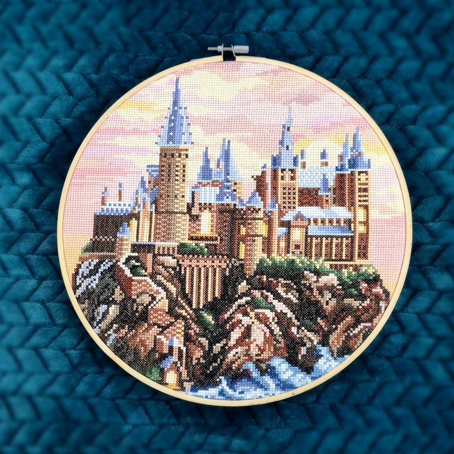 Hogwarts castle cross stitch pattern PDF by Smasterilli
