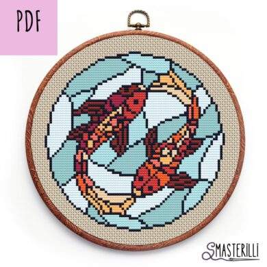 Easy Koi Fish Cross Stitch Patterns for Beginners